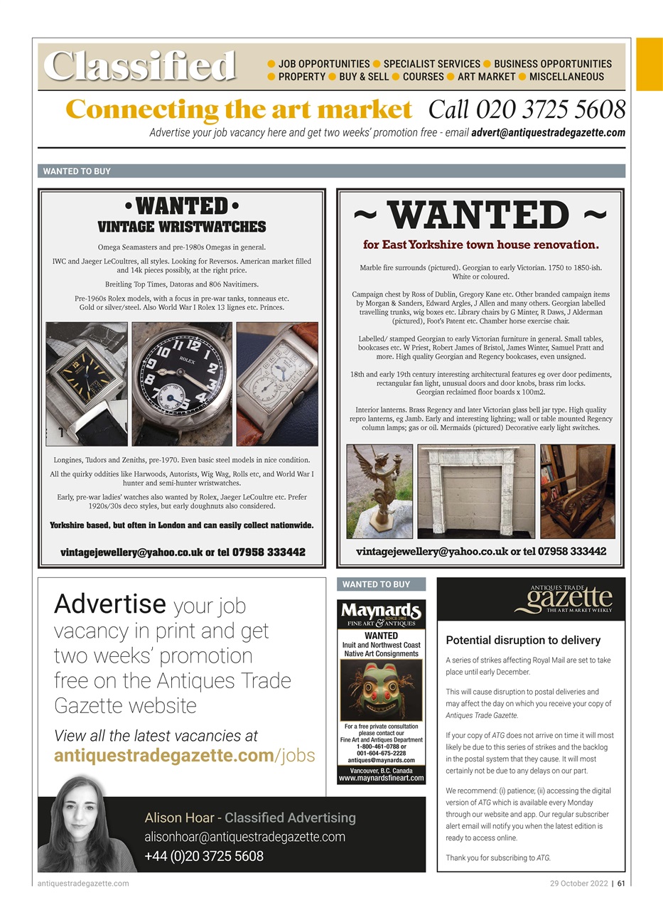 Antiques Trade Gazette Preview Pages