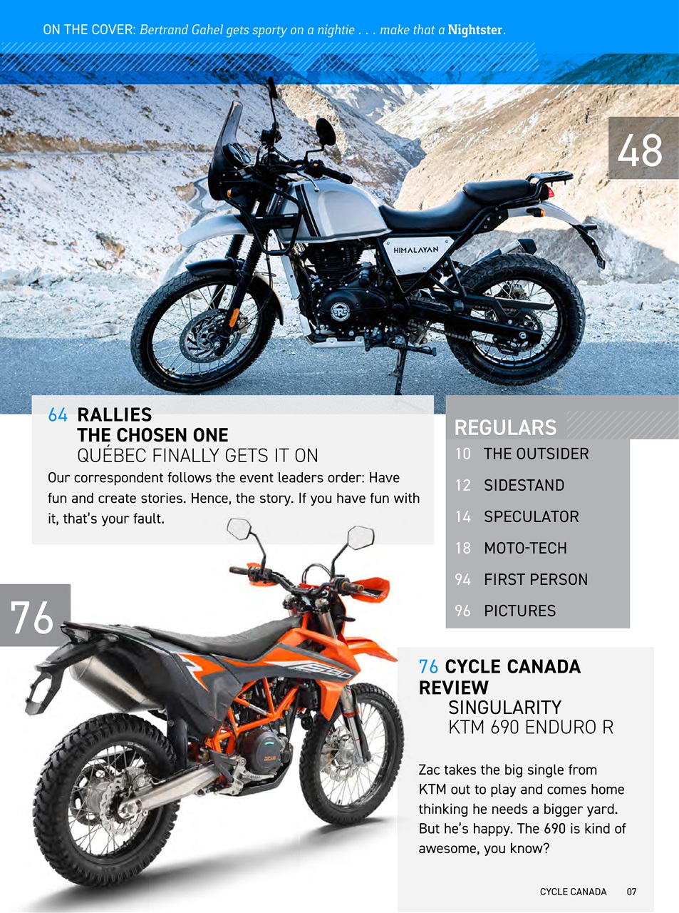 Cycle Canada Preview Pages