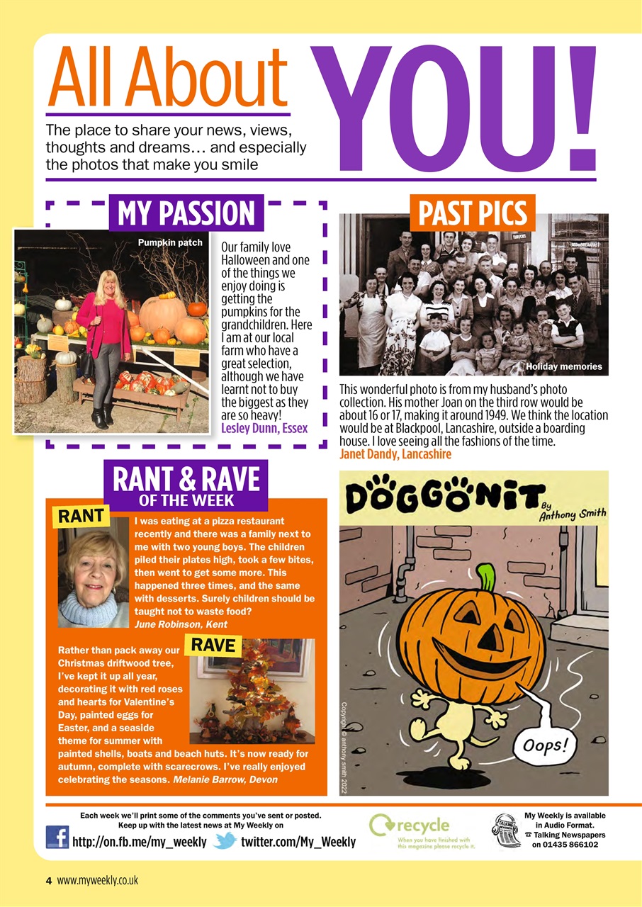 My Weekly Preview Pages