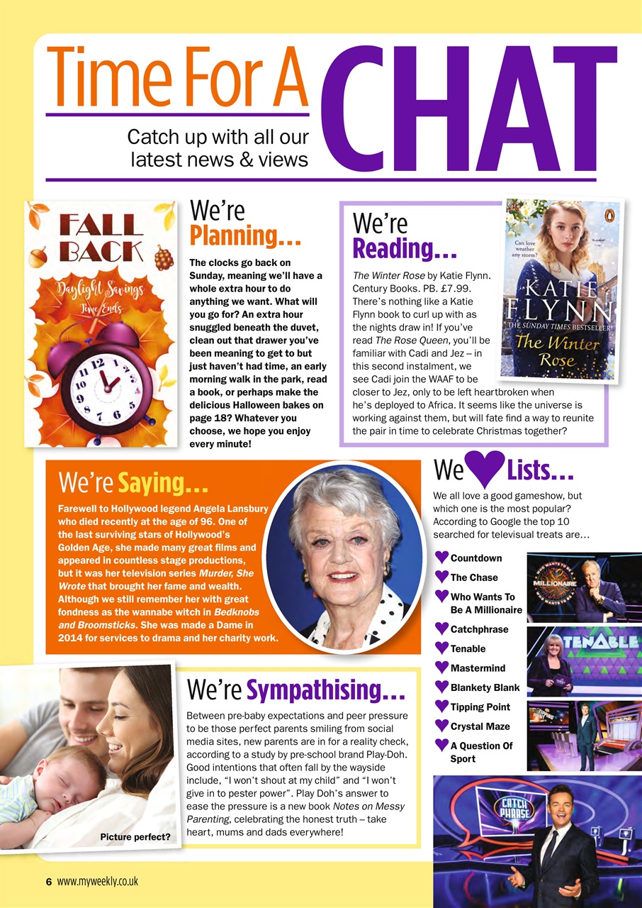 My Weekly Preview Pages