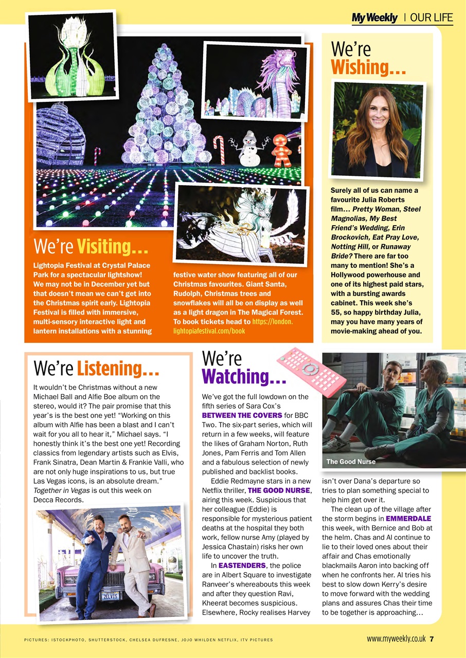 My Weekly Preview Pages