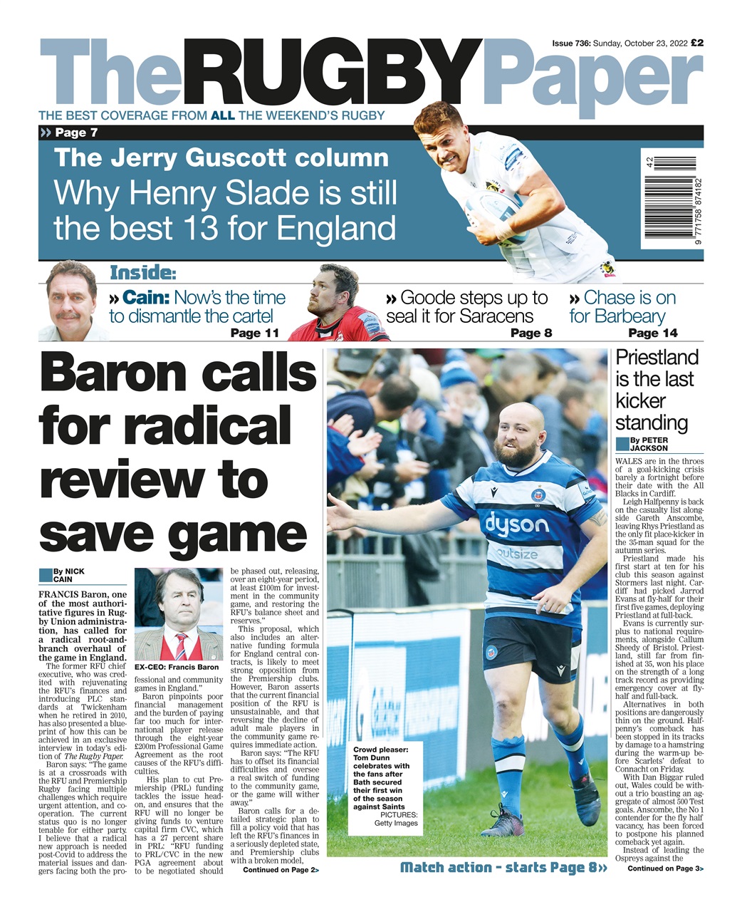 The Rugby Paper Preview Pages