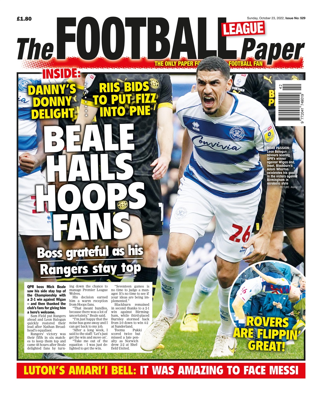 The Football League Paper Preview Pages