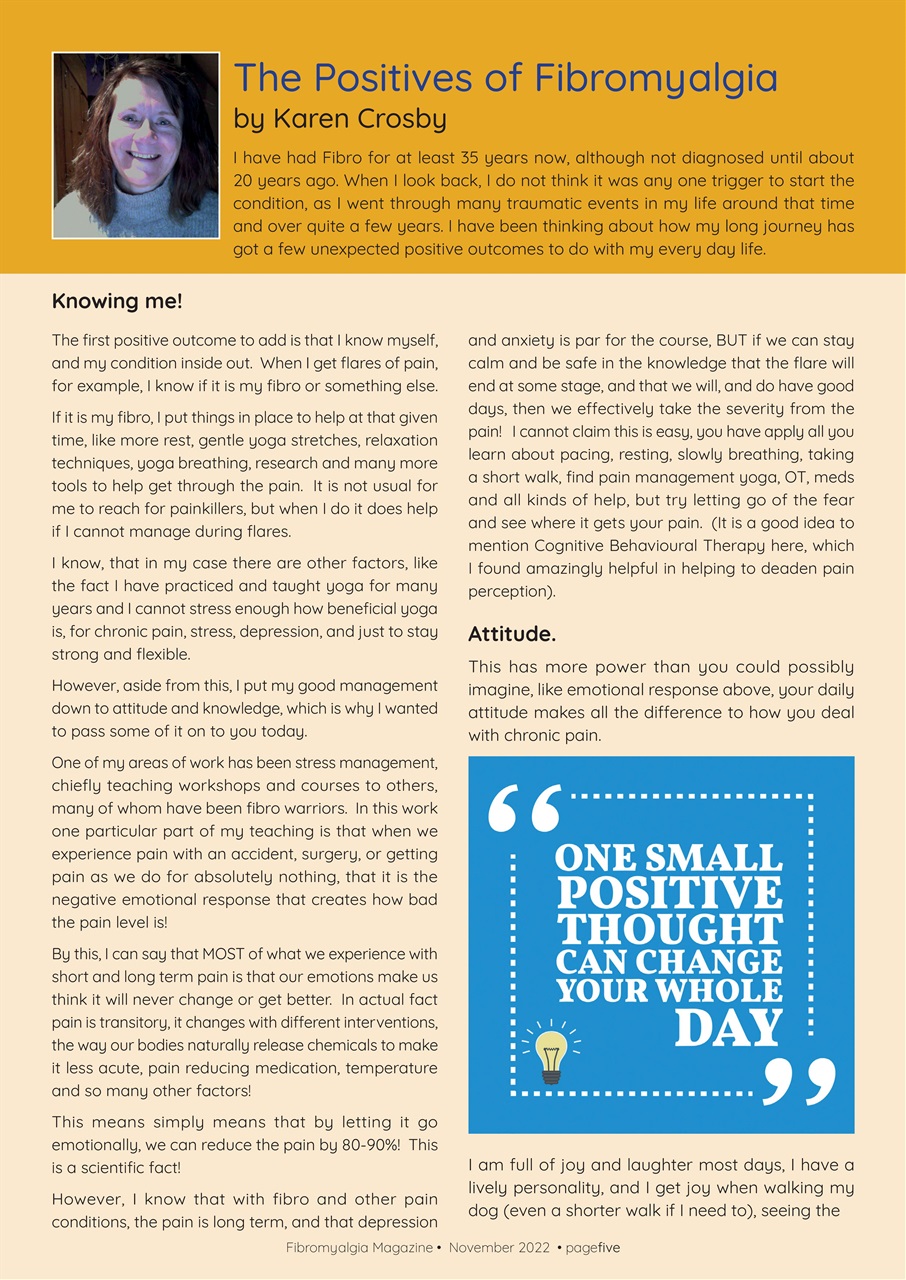 Fibromyalgia Magazine Preview Pages