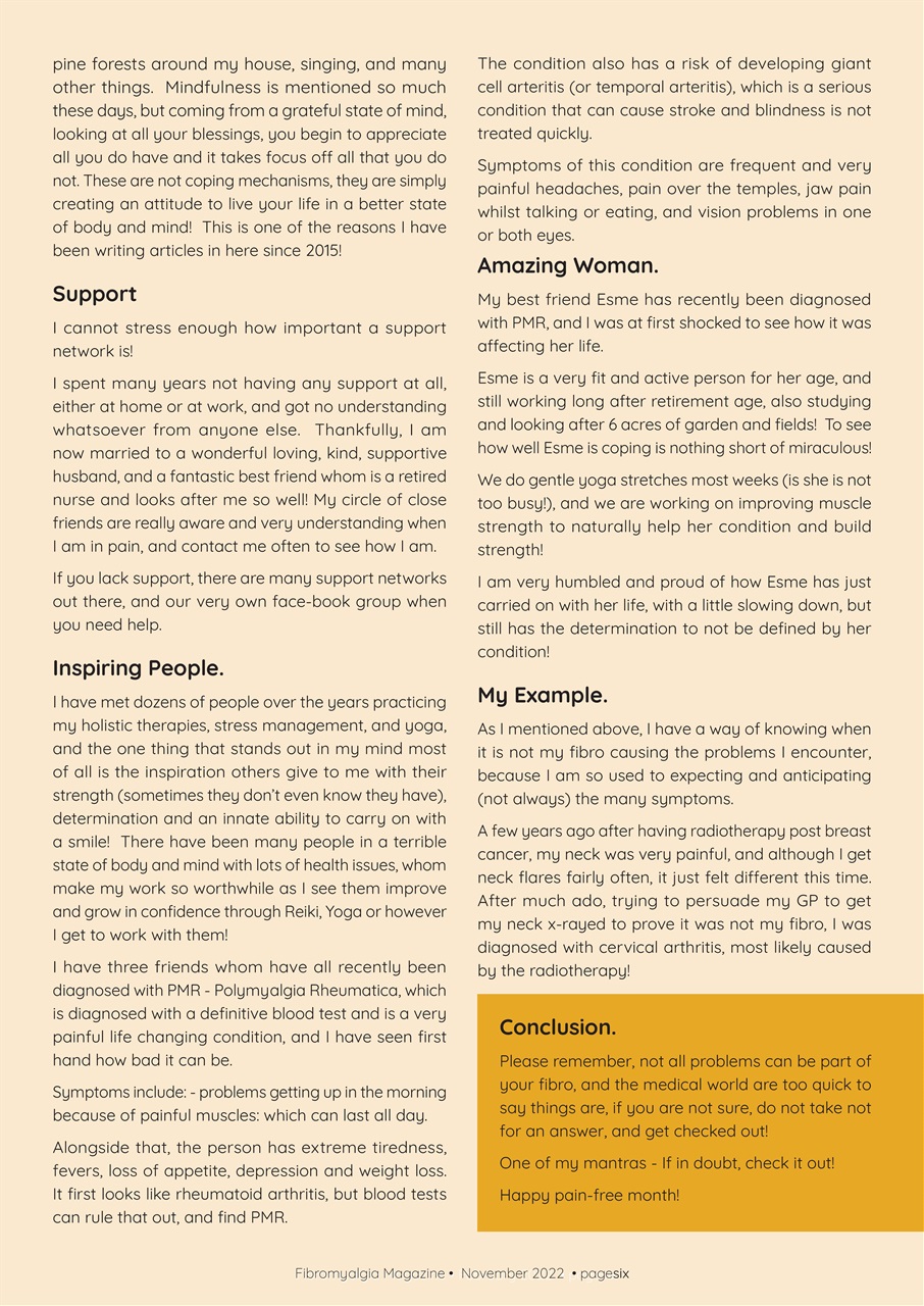 Fibromyalgia Magazine Preview Pages