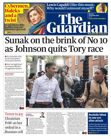 The Guardian Newspaper issue Monday, October 24, 2022