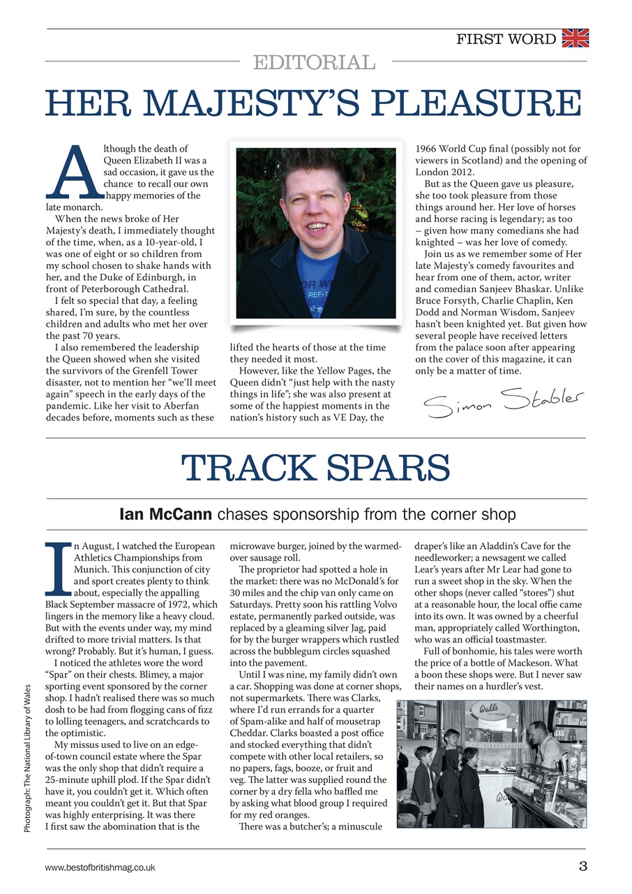 Best of British Preview Pages