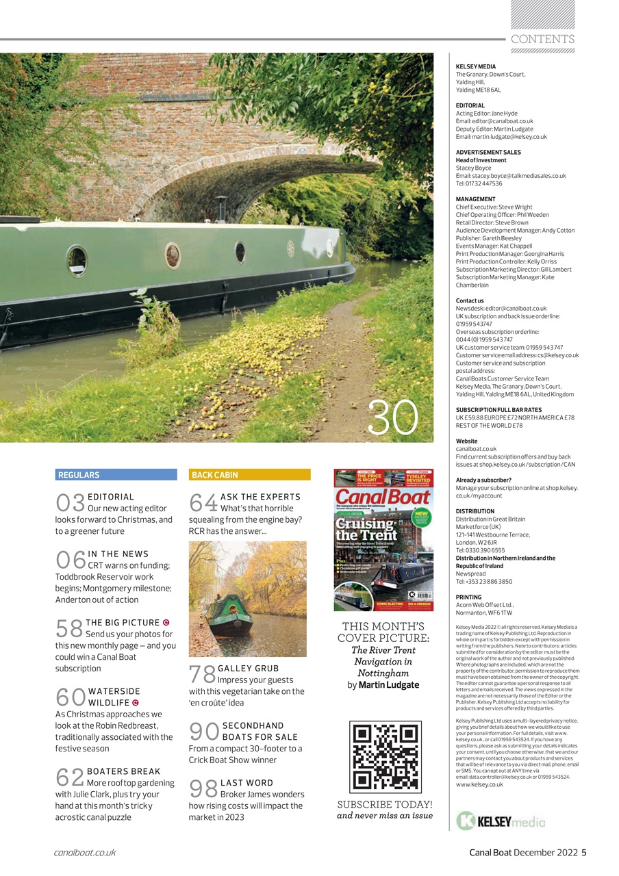 Canal Boat Preview Pages