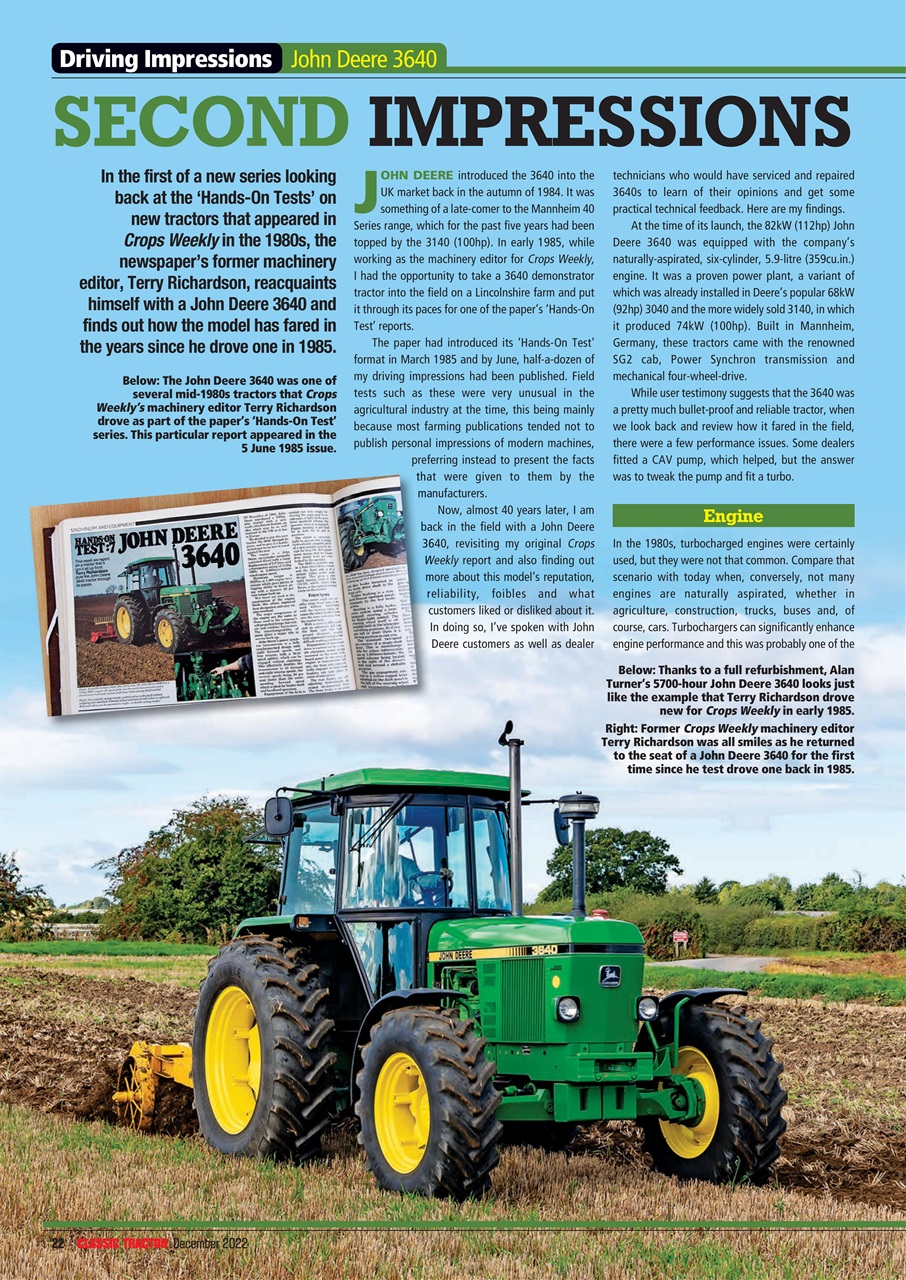 Classic Tractor Preview Pages