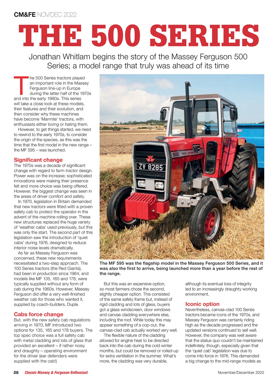 Classic Massey Preview Pages