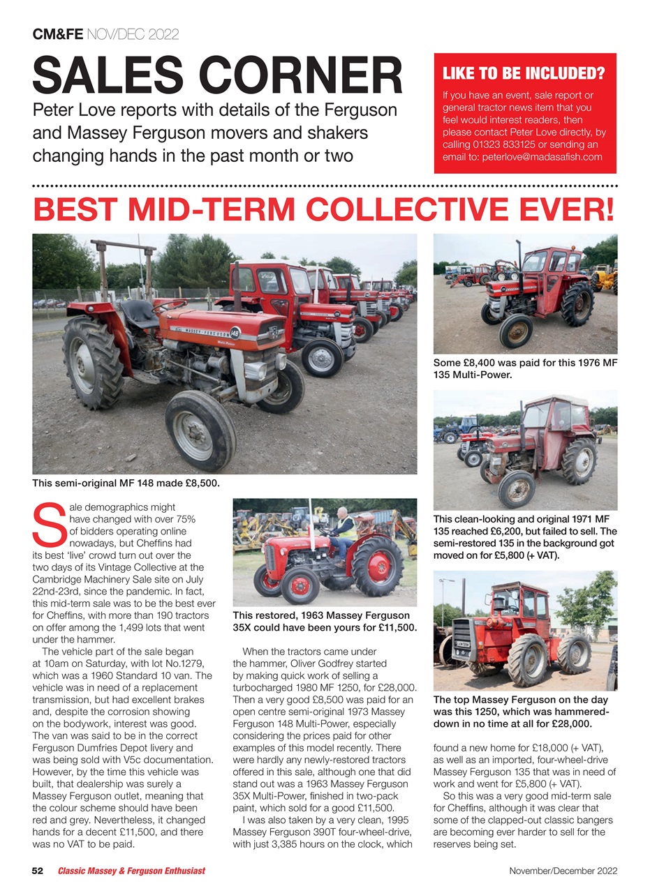 Classic Massey Preview Pages