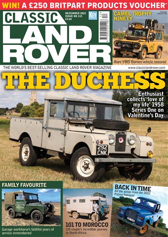 Classic Land Rover Magazine issue December 2022