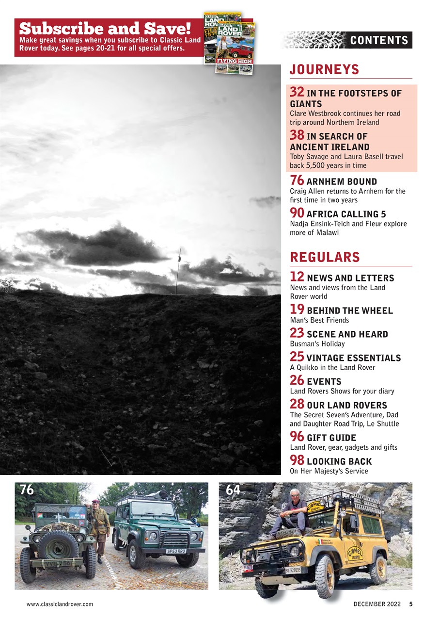 Classic Land Rover Magazine Preview Pages