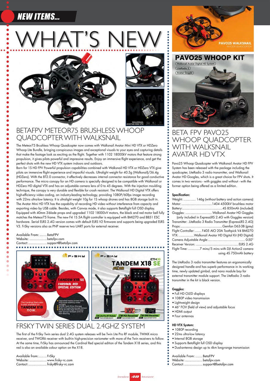 Radio Control Rotor World Preview Pages