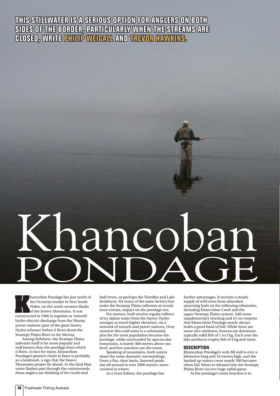 Freshwater Fishing Australia Preview Pages