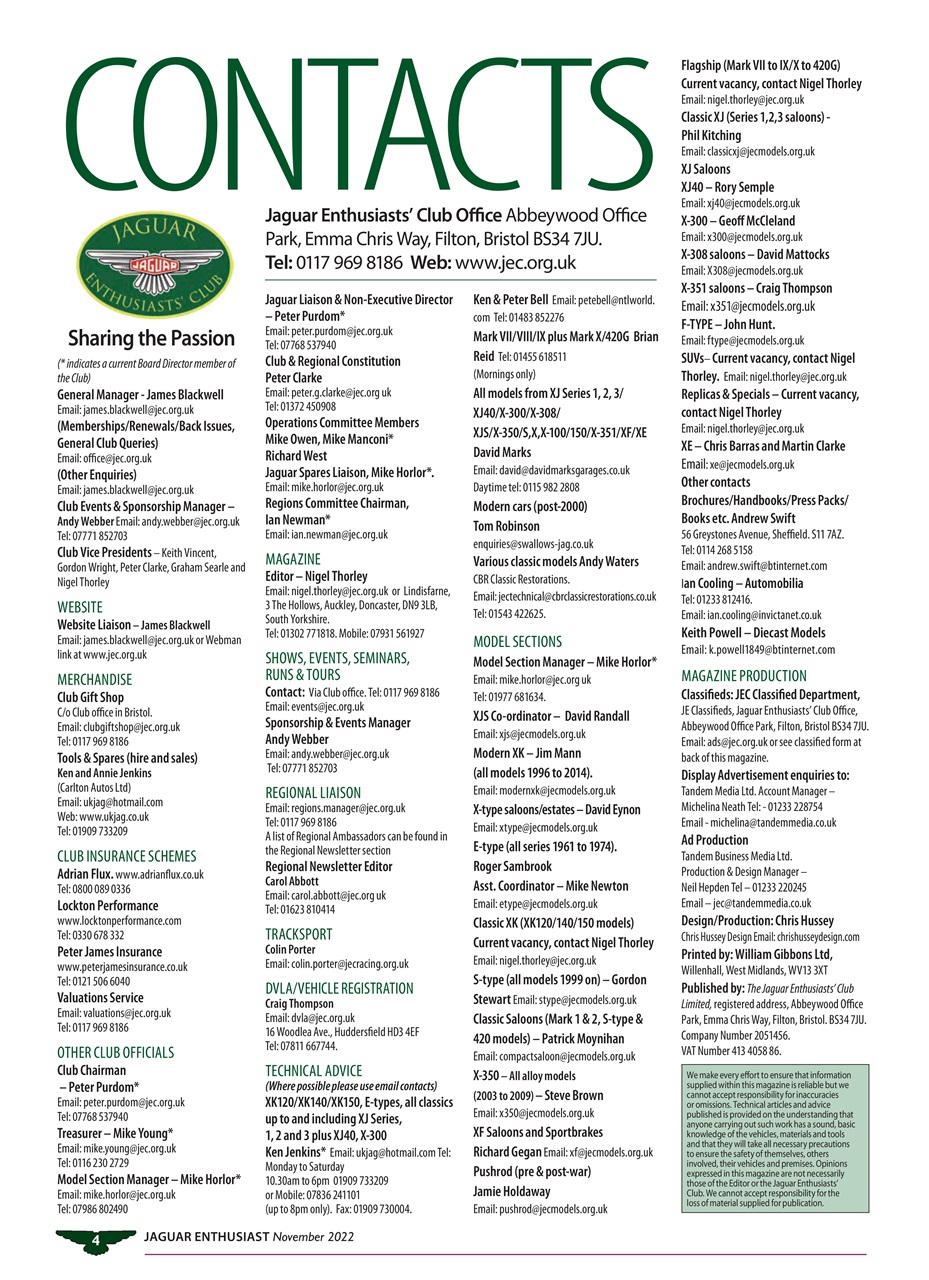 Jaguar Enthusiast Preview Pages
