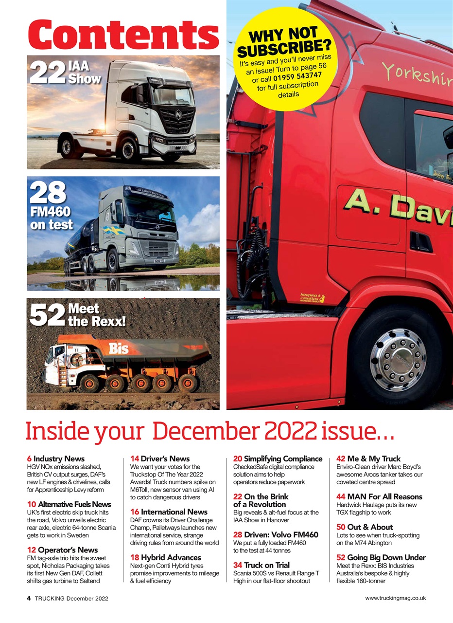 Trucking Magazine Preview Pages