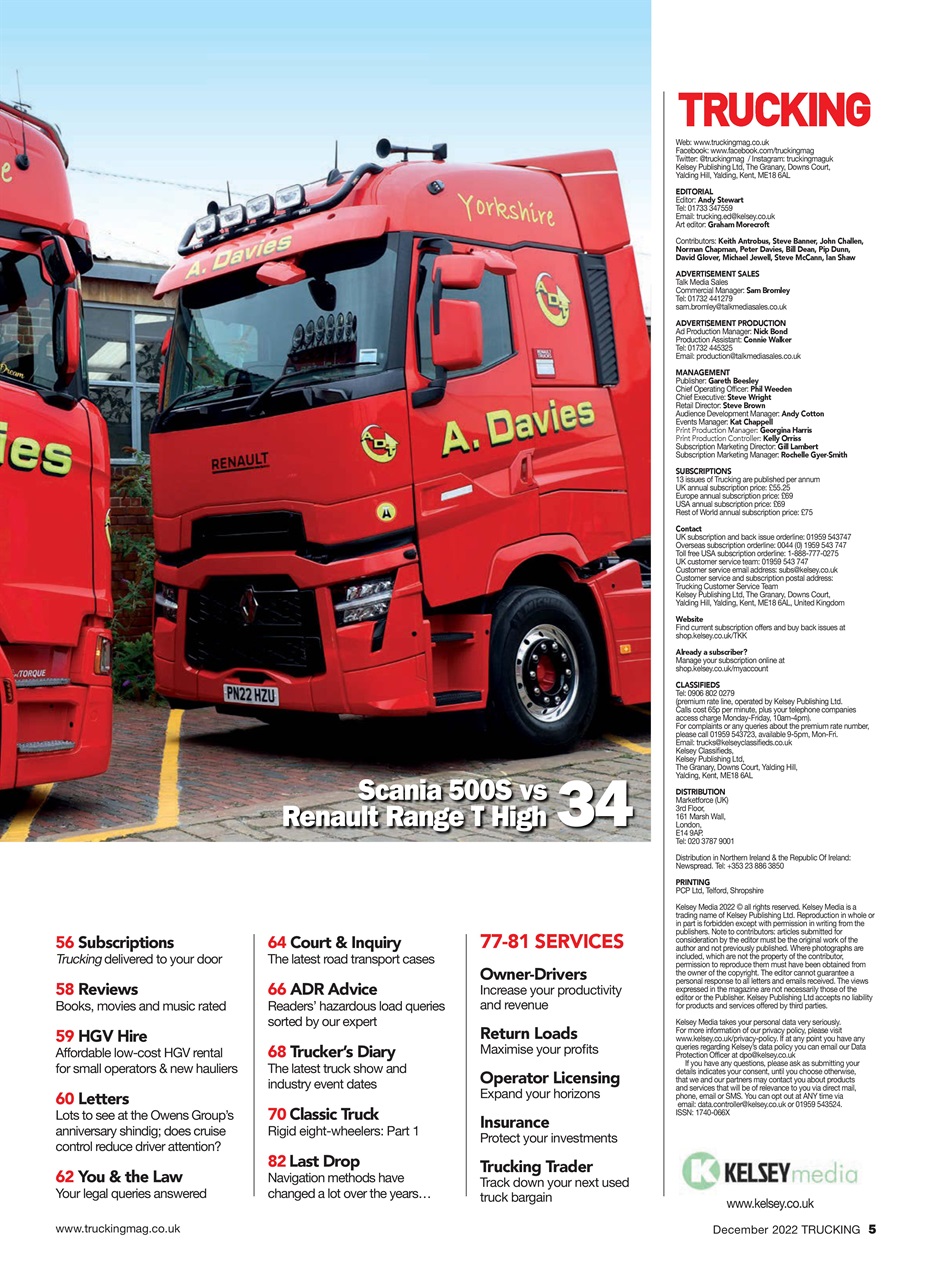 Trucking Magazine Preview Pages