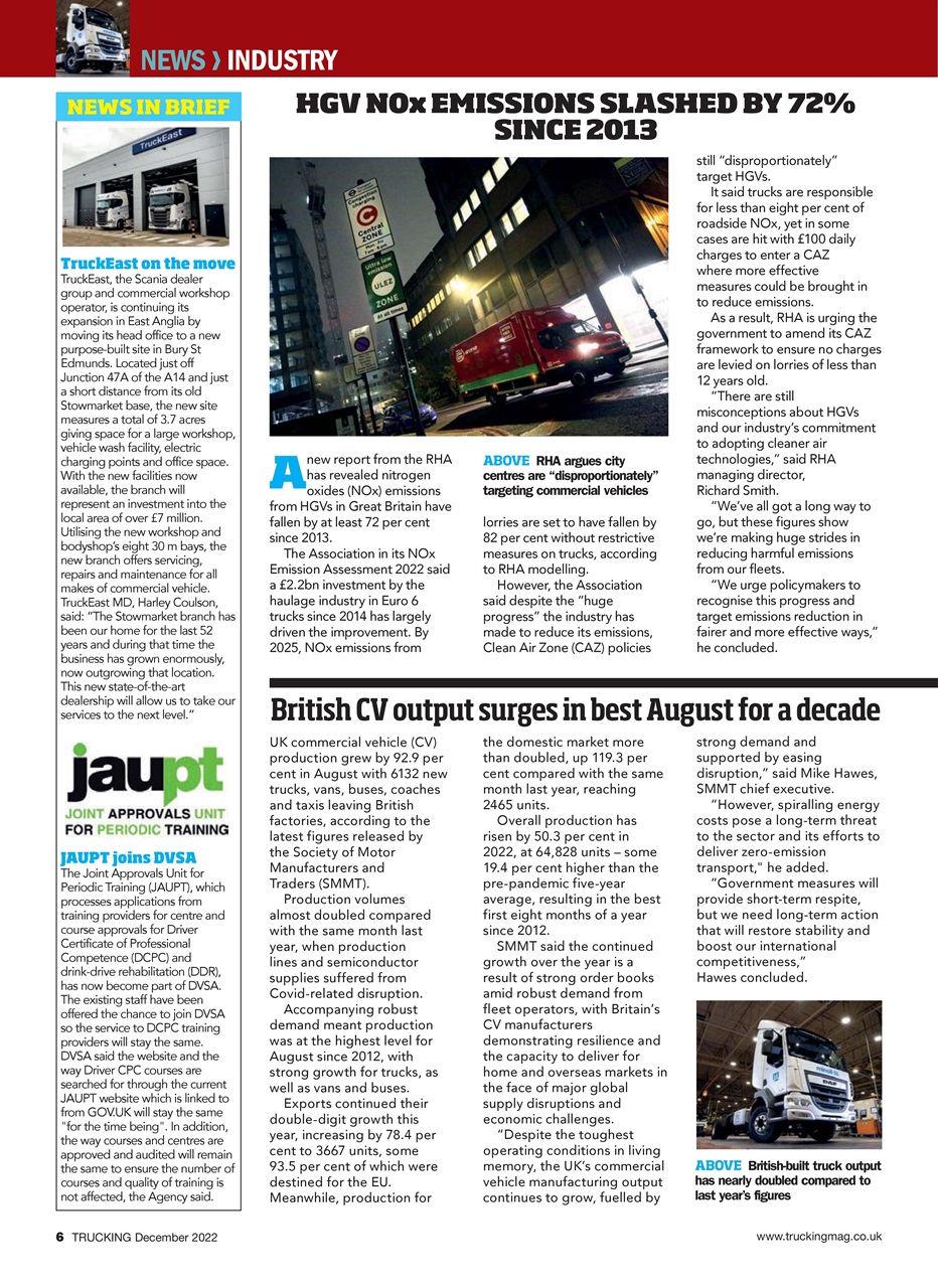 Trucking Magazine Preview Pages