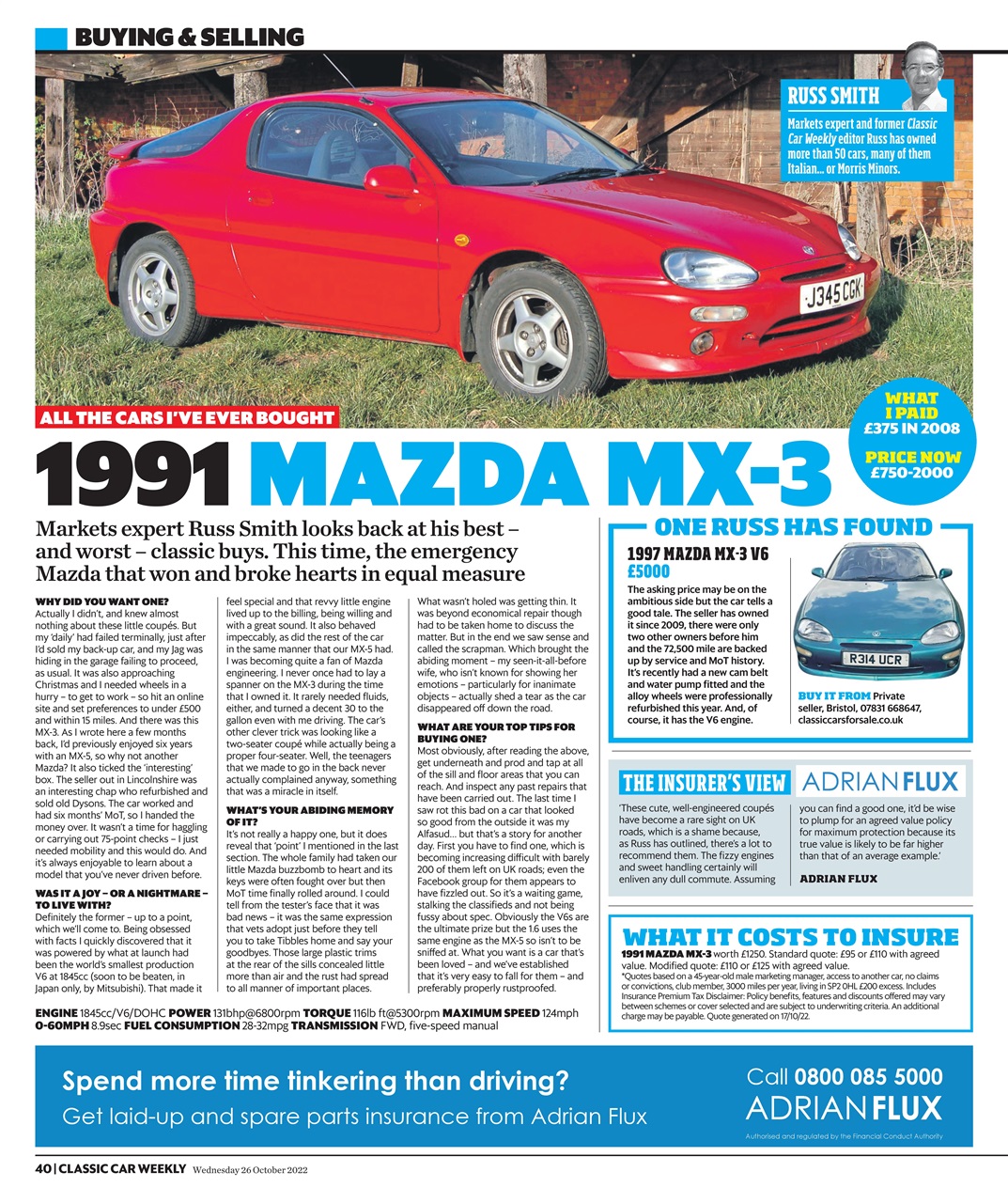 Classic Car Weekly Preview Pages