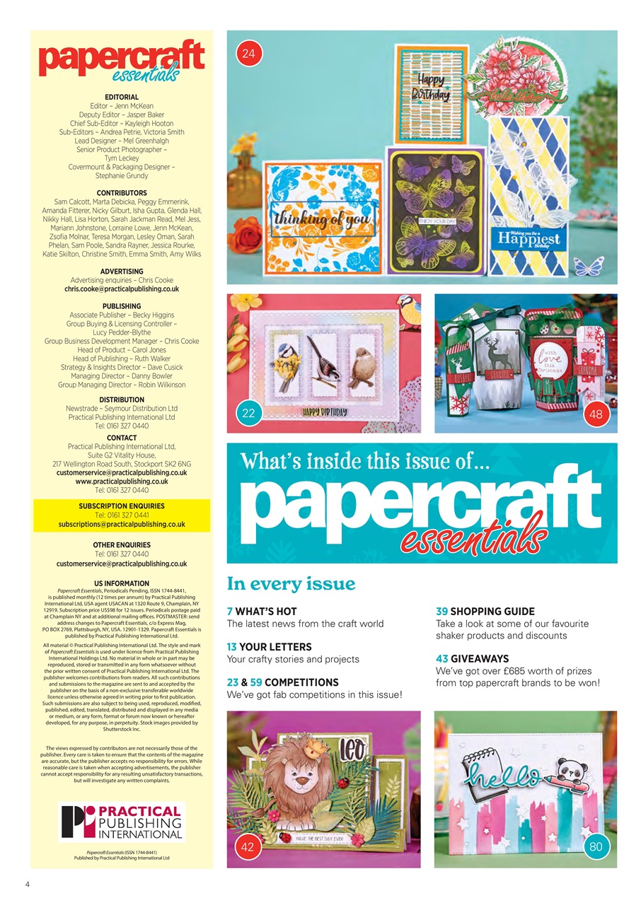 Papercraft Essentials Preview Pages