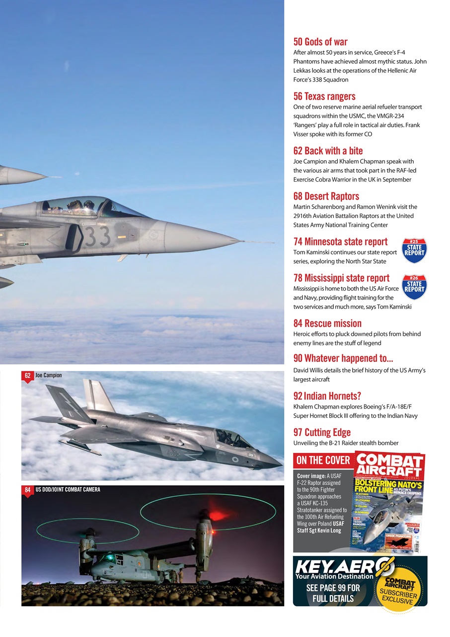 Combat Aircraft Journal Preview Pages