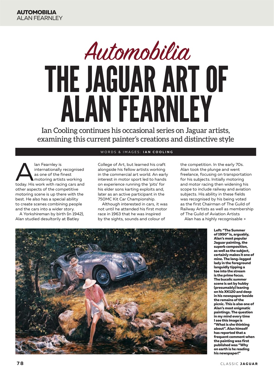 Classic Jaguar Preview Pages