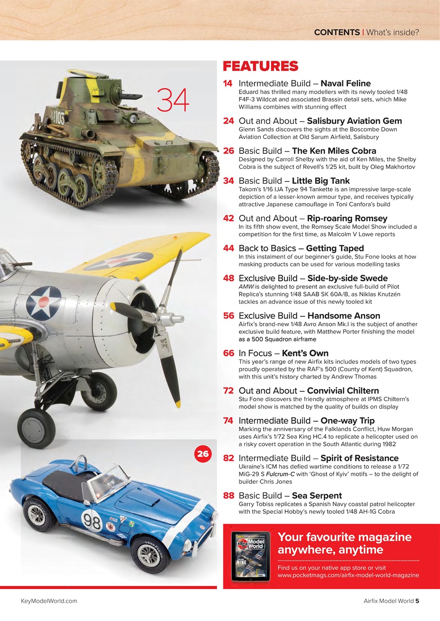 Airfix Model World Preview Pages