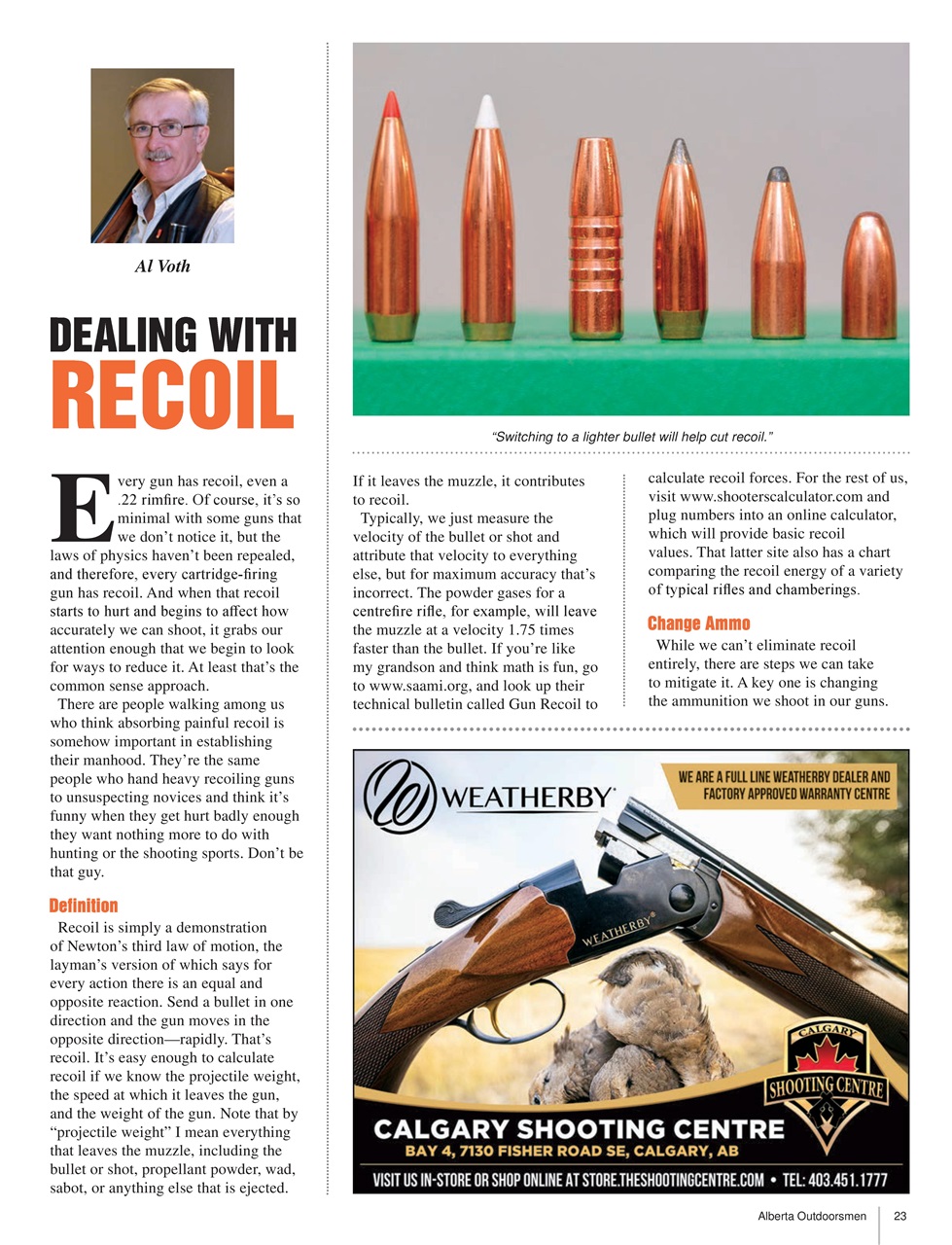 Alberta Outdoors Preview Pages