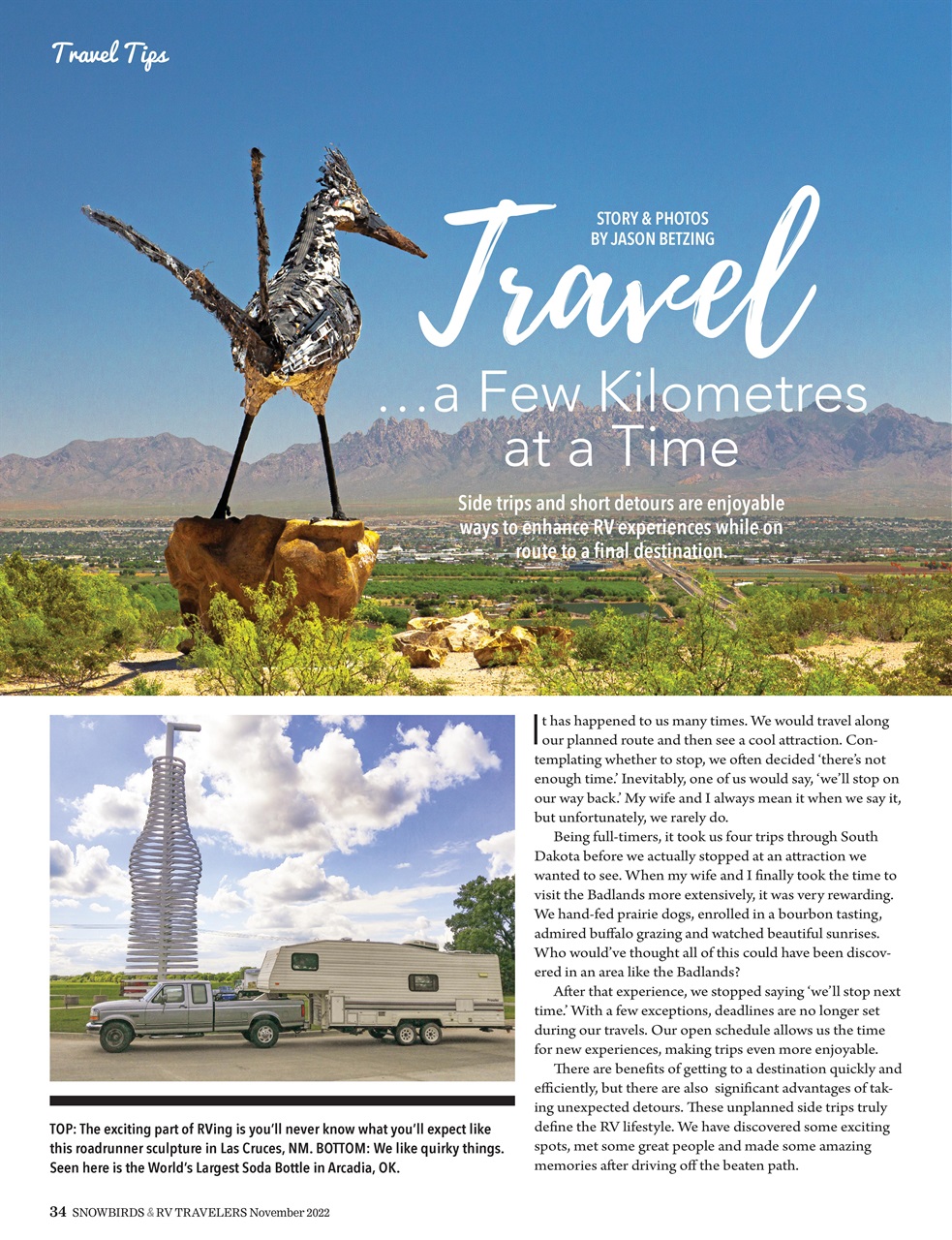 Snowbirds & RV Travelers Preview Pages