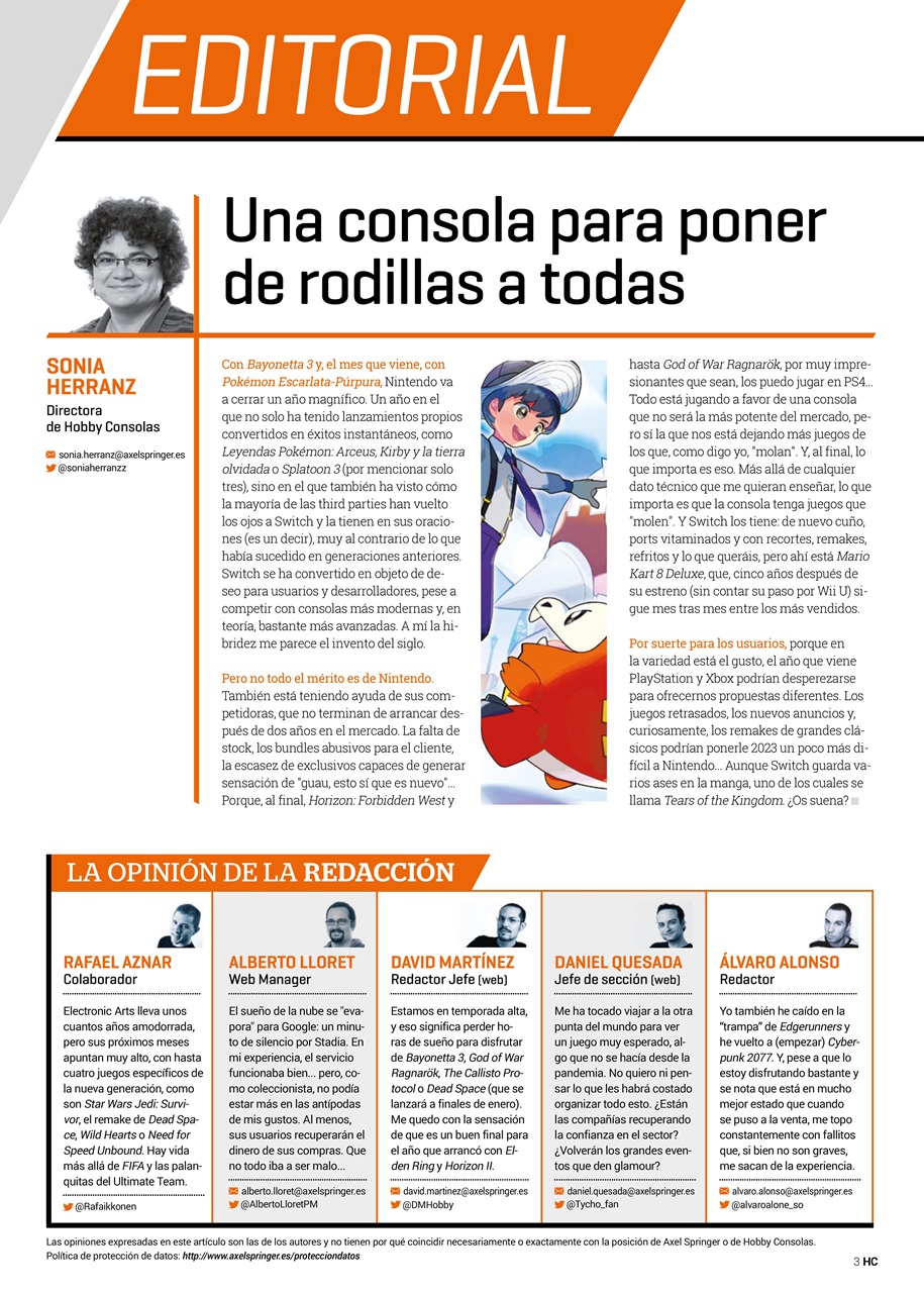 Hobby Consolas Preview Pages