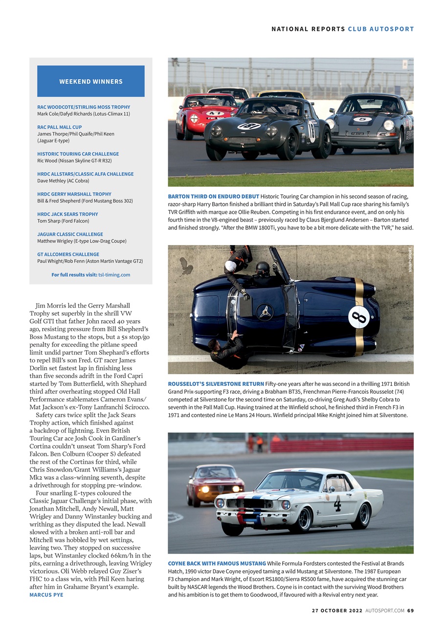 Autosport Preview Pages