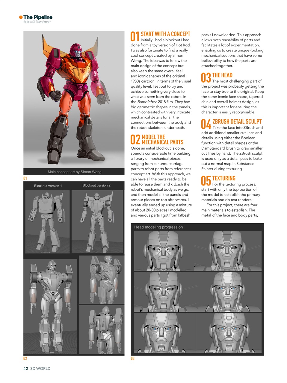 3D World Preview Pages