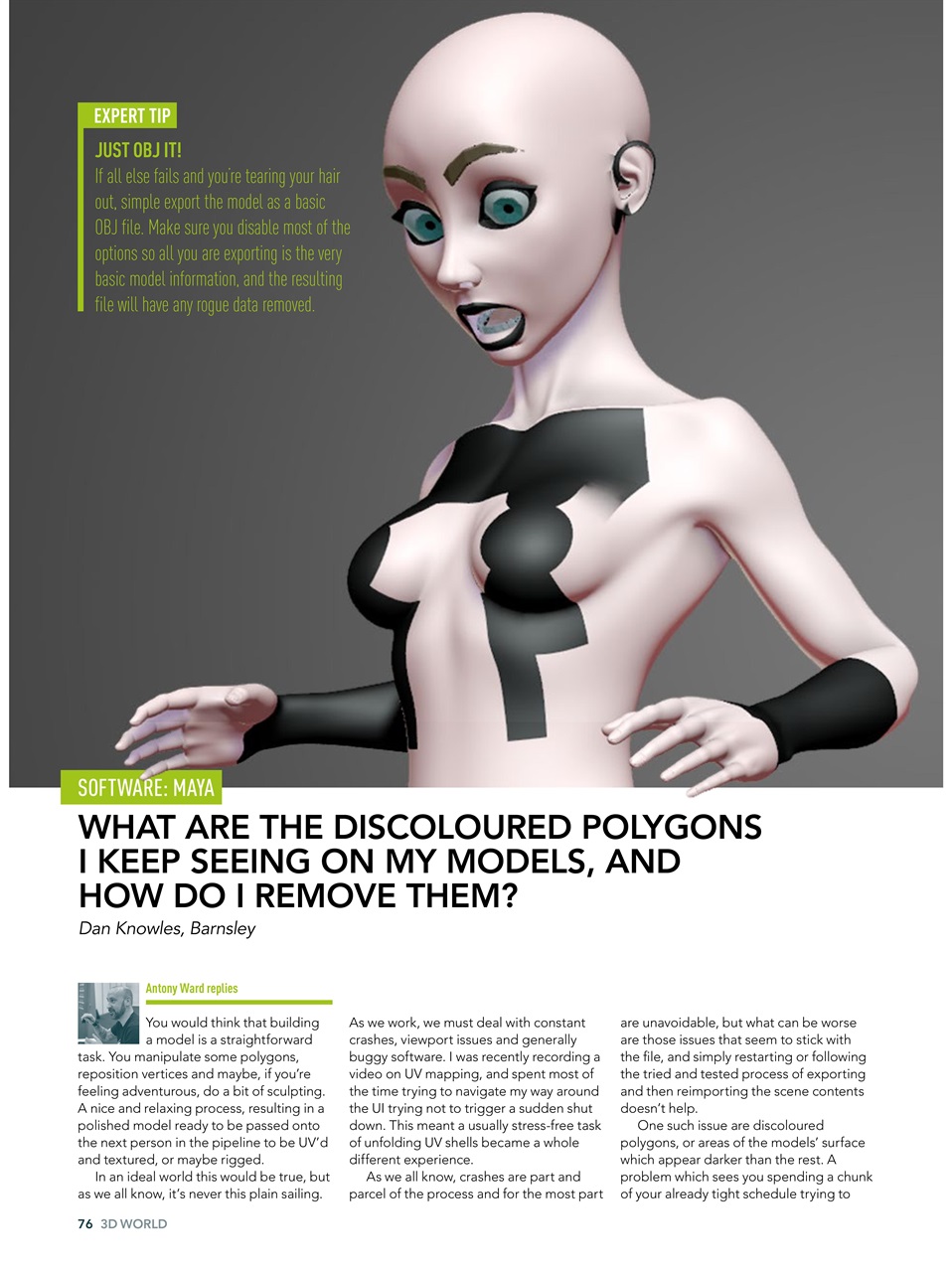 3D World Preview Pages