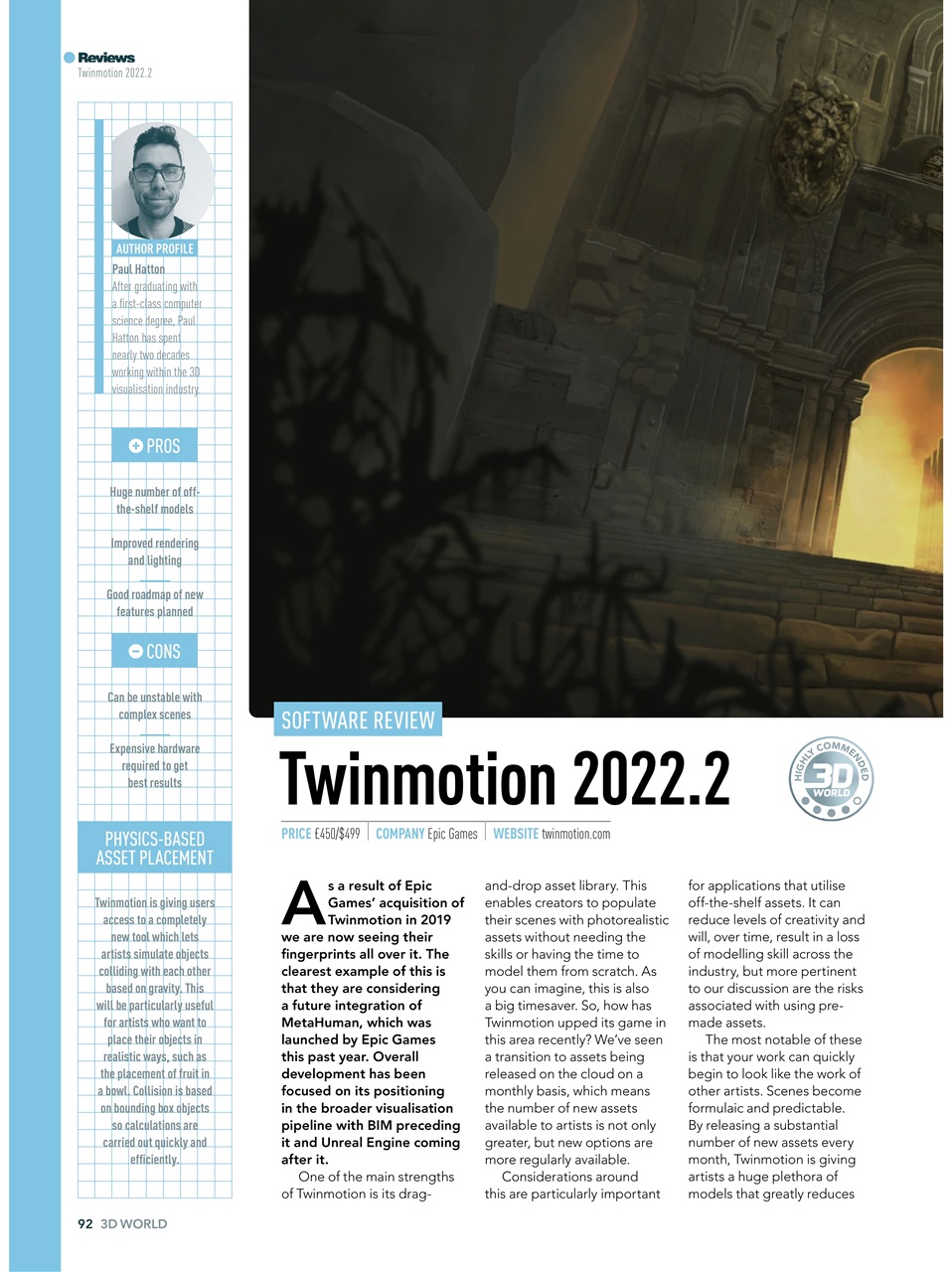 3D World Preview Pages