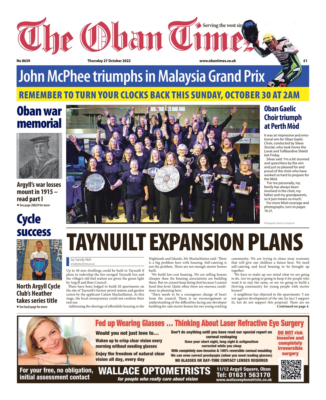 The Oban Times & Lochaber Times Preview Pages