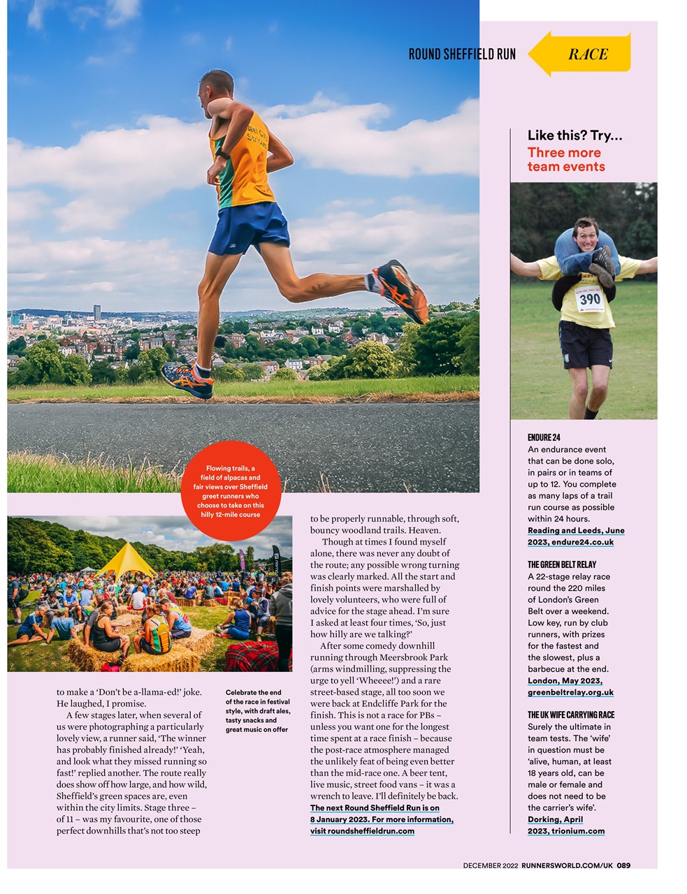 Runner's World Preview Pages