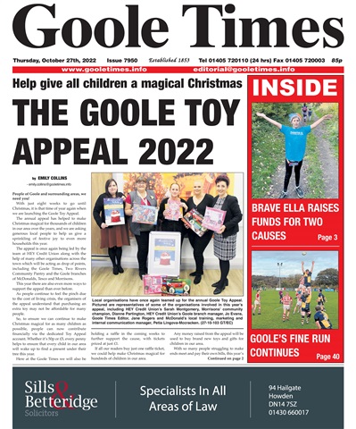 Goole Times issue Thursday, October 27th