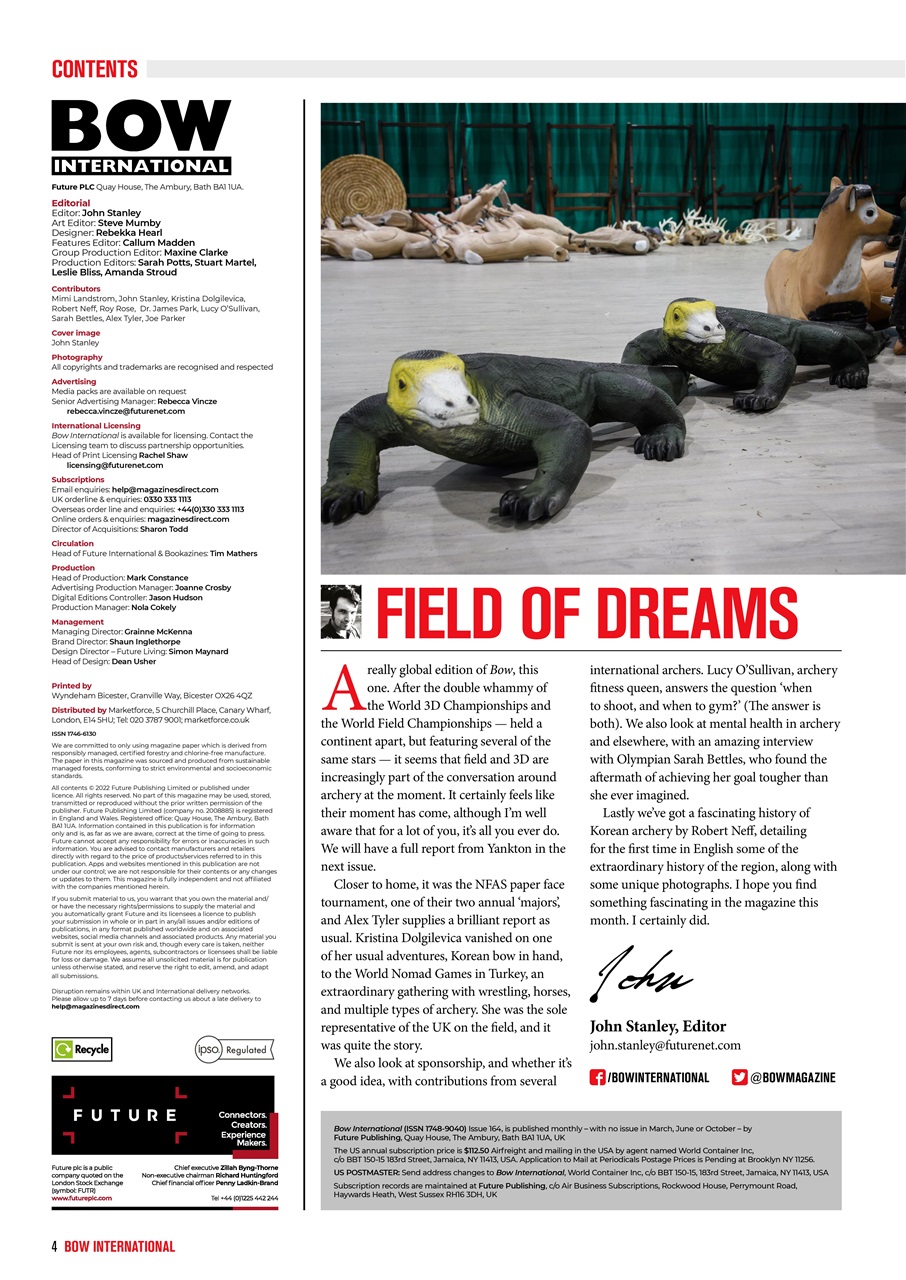 Bow International Preview Pages