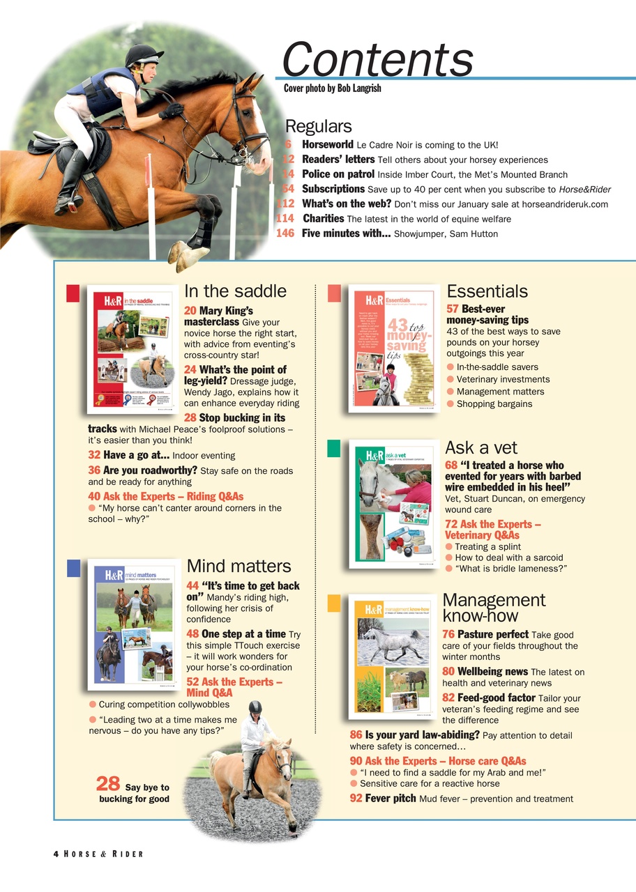 Horse&Rider Magazine - UK equestrian magazine for Horse and Rider Preview Pages