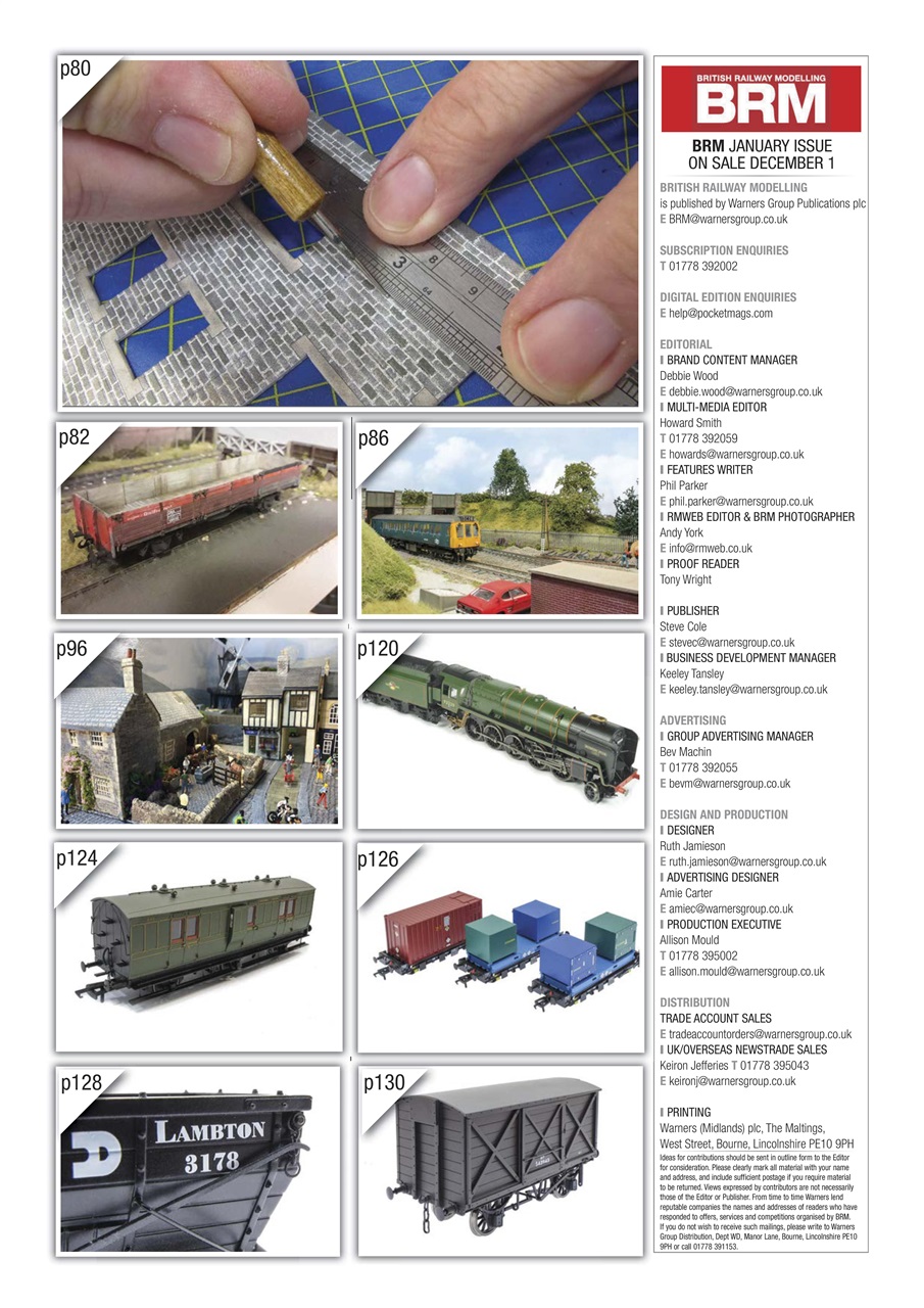 British Railway Modelling (BRM) Preview Pages