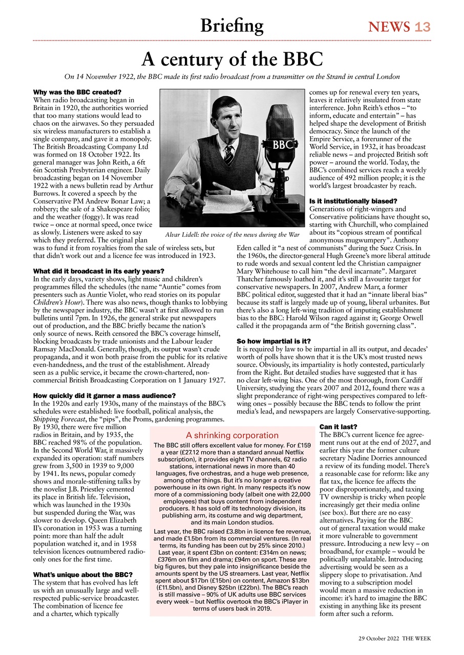 The Week Preview Pages