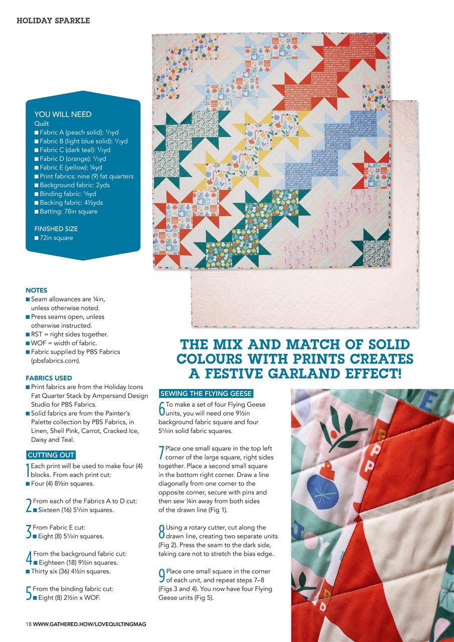 Love Patchwork & Quilting Preview Pages