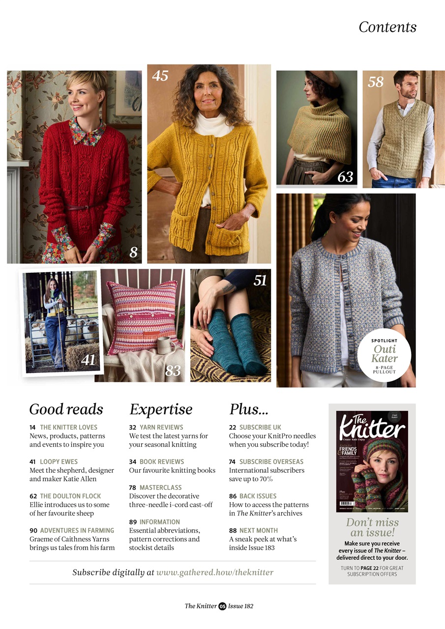 The Knitter Preview Pages