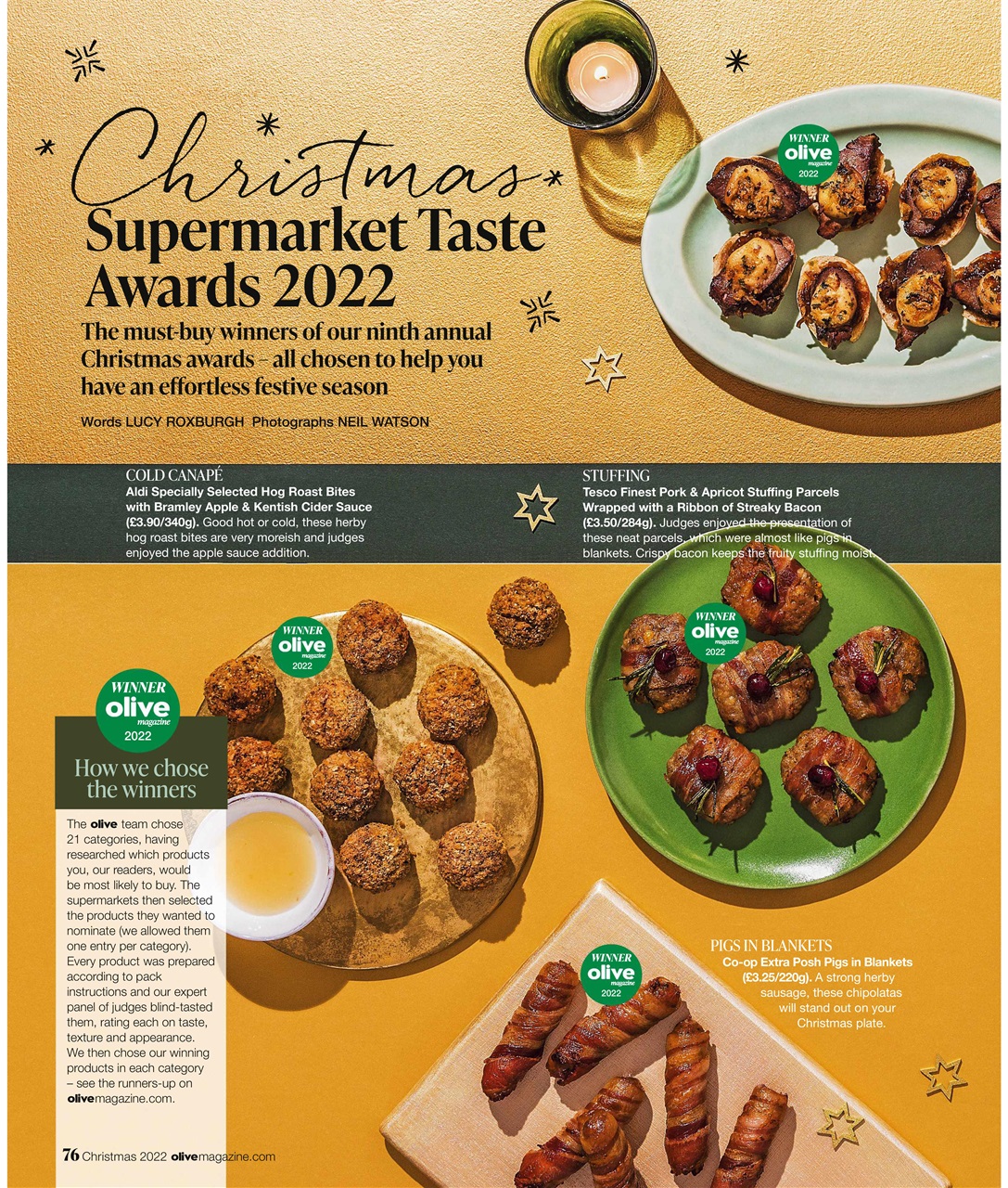 Olive Magazine Preview Pages