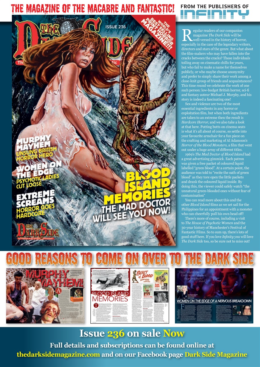 Infinity Magazine Preview Pages