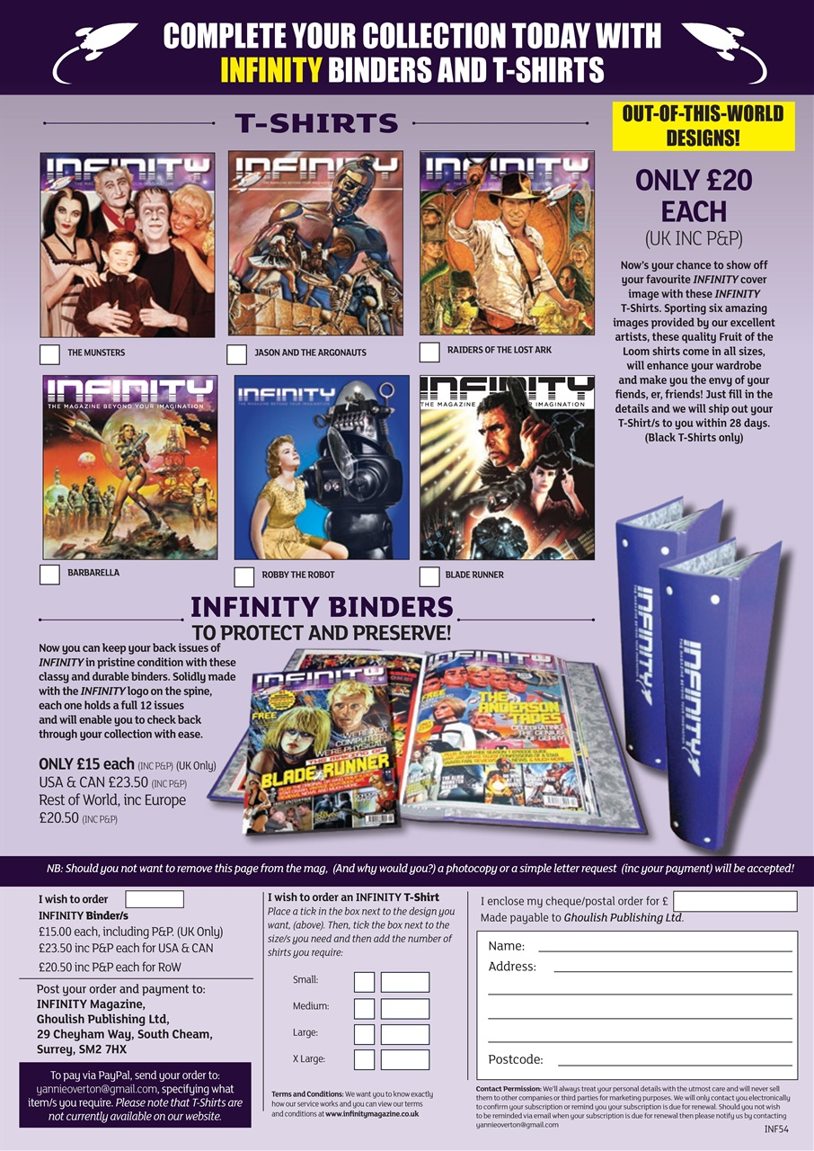 Infinity Magazine Preview Pages