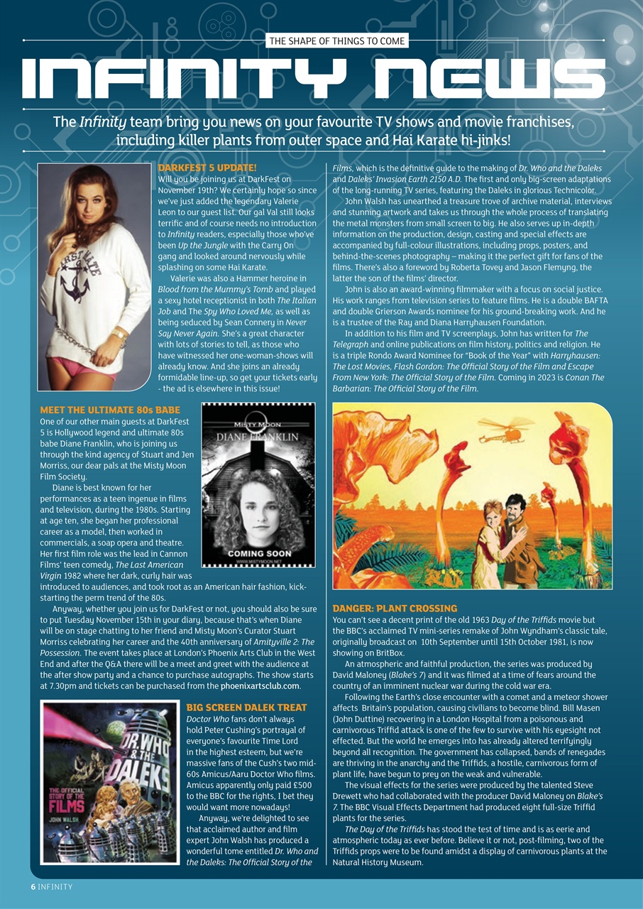 Infinity Magazine Preview Pages