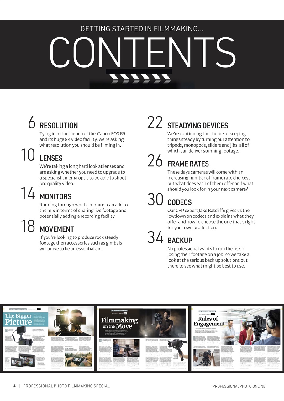 Professional Photo Preview Pages