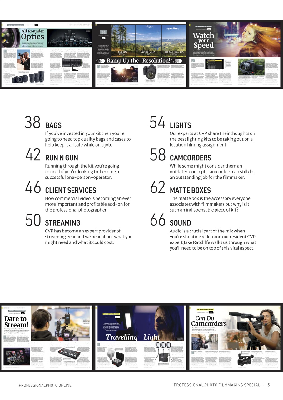 Professional Photo Preview Pages